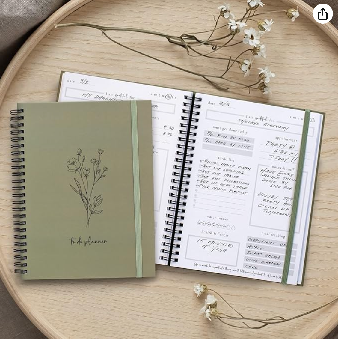 Simplified to Do List Notebook - Aesthetic Daily Planner to Easily Organize Your Tasks and Boost Productivity - Stylish Undated Planner and School or Office Supplies for Women